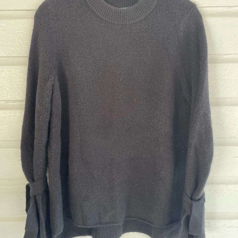 EUC Antonio Melani Black Sweater with long bell sleeves